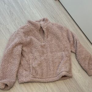 GAP Women's V-Neck Sweater in Soft Pink
